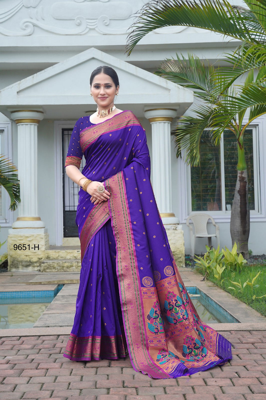 Pethani 9651 By SRC Silk Designer Sarees Wholesale Clothing Suppliers In India